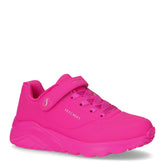 Uno Lite sneaker bambina in ecopelle fuxia - SKECHERS | Boscaini Scarpe