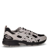 Sneaker in tessuto e ecopelle nero cemento | Boscaini Scarpe