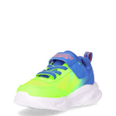 Meteor Lights Krendox sneaker con luci bambino blu lime | Boscaini Scarpe