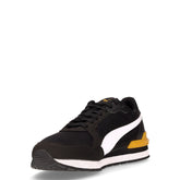 St Runner v4 sneaker bambino in ecopelle nero bianco | Boscaini Scarpe