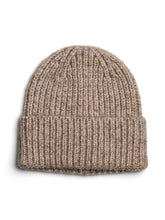 Cappello con risvolto in maglia a coste toasted coconut | Boscaini Scarpe