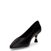 Décolleté a punta in ecopelle nero | Boscaini Scarpe