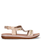 Sandalo con strass platino | Boscaini Scarpe