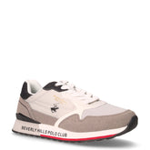 King Power Mix sneaker in tessuto ed ecopelle grigio bianco | Boscaini Scarpe