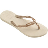 Flash sweet ciabatta infradito beige straw | Boscaini Scarpe