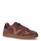 Sneaker in pelle scamosciata marrone rosa | Boscaini Scarpe