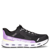 Glide Step Vista Lane sneaker ragazza in tessuto nero viola | Boscaini Scarpe