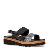 Sandalo con zeppa nero - Sandali Con Tacco Donna | Boscaini Scarpe