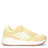 Elipse sneaker in pelle e tessuto giallo | Boscaini Scarpe