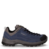 Scarpa da trekking in pelle scamosciata e tessuto oceano blu | Boscaini Scarpe
