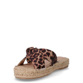 Paros 03 ciabatta in tessuto leopardato | Boscaini Scarpe