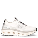 Aero sneaker in tessuto bianco argento | Boscaini Scarpe