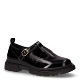 Ballerina in ecopelle con cinturino bambina nero | Boscaini Scarpe