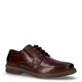 Stringata in pelle cognac marrone scuro | Boscaini Scarpe