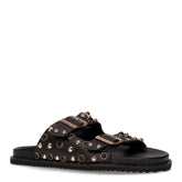Ciabatta con borchie nero | Boscaini Scarpe