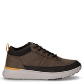 Neil sneaker in ecopelle e tessuto verde nero | Boscaini Scarpe
