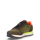 Tom Fluo sneaker in tessuto e pelle militare | Boscaini Scarpe