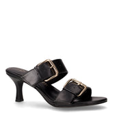 Ciabatta in ecopelle con tacco nero | Boscaini Scarpe