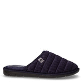 Ciabatta in tessuto trapuntato blu | Boscaini Scarpe