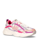 Lucky sneaker in ecopelle e tessuto rosa bianco - W6YZ | Boscaini Scarpe