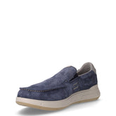 Mocassino casual in pelle blu | Boscaini Scarpe