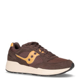Eclipse sneaker in pelle e tessuto marrone | Boscaini Scarpe