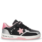 Sneaker in ecopelle bambina nero | Boscaini Scarpe