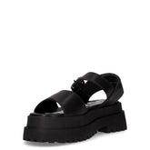 Sandalo con platform nero | Boscaini Scarpe