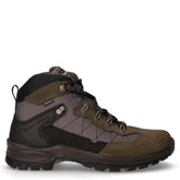 Scarpa da trekking in pelle e tessuto oliva scuro | Boscaini Scarpe