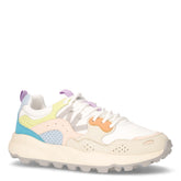 Sneaker in ecopelle beige verde | Boscaini Scarpe