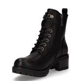 Stivaletto in ecopelle con tacco nero | Boscaini Scarpe