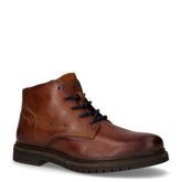 Stivaletto mid con cerniera laterale in pelle marrone | Boscaini Scarpe