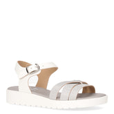 Sandalo bambina bianco argento | Boscaini Scarpe