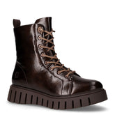 Anfibio in ecopelle con platform marrone scuro | Boscaini Scarpe