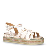 Sandalo platform in ecopelle ragazza latte bianco | Boscaini Scarpe