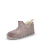 Gaga pantofola in tessuto taupe | Boscaini Scarpe