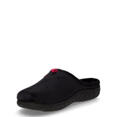 Ciabatta in tessuto nero | Boscaini Scarpe