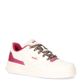 Ginger sneaker in ecopelle bianco fuxia - Sneakers Donna | Boscaini Scarpe