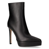 Tronchetto in ecopelle con zip nero | Boscaini Scarpe