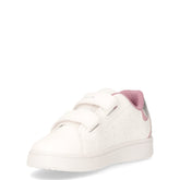 Eclyper sneaker in ecopelle e tessuto bambina bianco rosa | Boscaini Scarpe