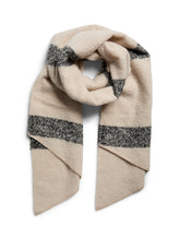 Sciarpa a righe in tessuto moonbeam grigio | Boscaini Scarpe