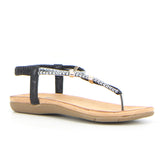 Sandalo infradito nero | Boscaini Scarpe
