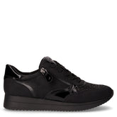 Sneaker in tessuto e ecopelle nero | Boscaini Scarpe