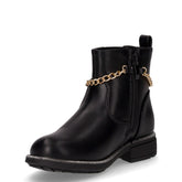 Stivaletto bambina in ecopelle nero | Boscaini Scarpe