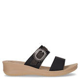 Ciabatta con zeppa nero | Boscaini Scarpe