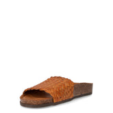 Ciabatta cuoio treccia | Boscaini Scarpe