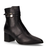 Tronchetto in pelle con zip nero | Boscaini Scarpe