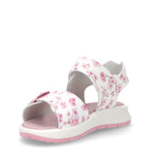 Sandalo in ecopelle bambina bianco rosa | Boscaini Scarpe