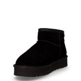 Stivaletto caldo in pelle nero | Boscaini Scarpe