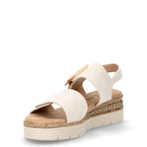 Sandalo in ecopelle con zeppa ghiaccio | Boscaini Scarpe